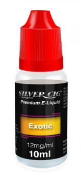 E-Liquid Silver-Cig Exotic 12mg Nikotin 10ml im 5er Dsp.(DPT2 Konform EU Herstel